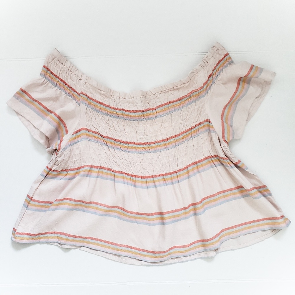 NWT Style Envy Off the Shoulder Crop Top